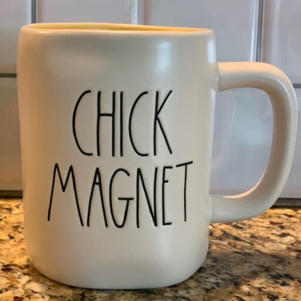 NEW! Rae Dunn,” CHICK MAGNET” mug